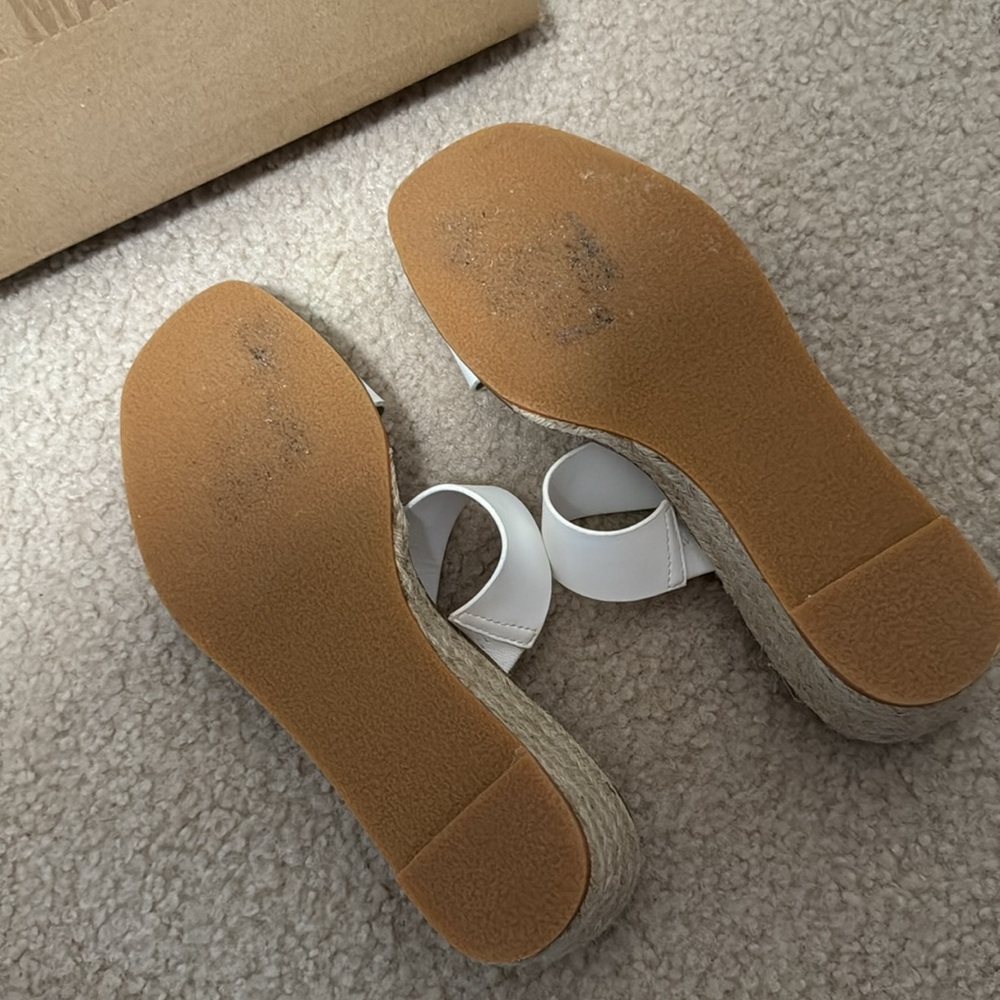 Steve Madden Azucar White Wedge Espadrille Sandal - image 6